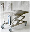 Spulet�t elektrisk saksevogn. Batteri kan ogs� reng�res